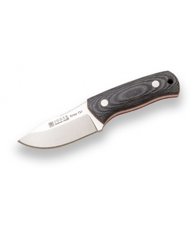 CUCHILLO JOKER ERIZO TS1 PUÑO MICARTA CANVAS NEGRA, FUNDA KYDEX CON  FERROCERIO.